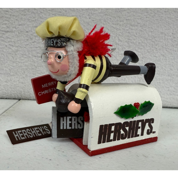 Vintage‎ 90's Hershey's Christmas ornament SANTA BAKER 0N MAILBOX Kurt Alder - Picture 1 of 4